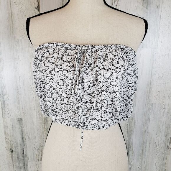 Volcom Bae Bae Doll Tube Top Sz M - Picture 4 of 12